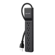 6-Outlet Home/Office Surge Protector, 4 ft. Cord