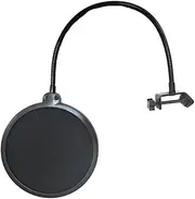 JOINPAYA Mic Cover Foam Microphone Windscreen Filter Recording Accessory Mic Shield Clamp