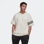 ADIDAS 短袖 T恤 運動上衣 國際版 NEW C TEE 男 HM1874 米白