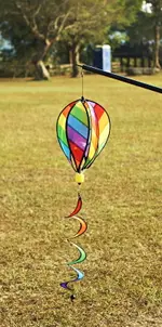 【露營趣】嘉隆 ZC-001 熱氣球風旗 裝飾 戶外露營 居家