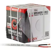 DOSS 16G2C152M 16Awg 2Core Speaker Cable 152M Lszh Reelex White/R Reelex Pulling Box Technology
