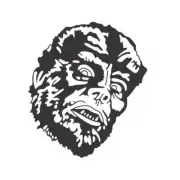 MANIAC MONSTERS (GID) - WEREWOLF ENAMEL LAPEL PIN BY YESTERDAYS CO