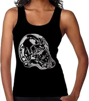 Original Stormtrooper Imperial TIE Pilot Helmet Side Shot Women's Vest Black