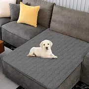 Waterproof & Non-Slip Dog Bed Cover and Pet Blanket Sofa Pet Bed Mat ，car Incontinence Mattress Protectors Furniture Couch Cover for Most Cats Dogs, Pets<40x50-Dark Grey>