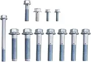 Gatuida 12pcs Bolt Kit Ls Engine Stand Bolt Transmission Stand Bolt Engines Bolts Transmission Bolts Bolt Kit Strong Steel Easy Install High Strength