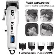 Kemei-232 Professional T-Blade Hair Clippers Trimmer Kits Men's Cutting Machine