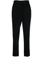 high-waisted trousers