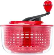 Brigii Salad Spinner, 5.3 Quart Lettuce Spinner With Double Drainage Holes, For