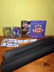 NomNom Verse! TCG Supporter Care Package Kickstarter Decks Playmat Pins Lot