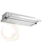 Devanti 900mm Range Hood 90cm Slide out Rangehood Stainless Steel