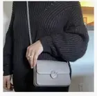 NWT Tory Burch Olivia Pebbled Leather Bag Gray Heron (FINAL PRICE $279)