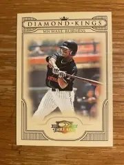 Michael Burgess 2008 Diamond Kings Threads Rookie Numbered #'d 1/100 Mint