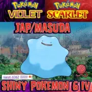 SHINY DITTO 6IV JAPANESE MASUDAPOKEMON SCARLET & VIOLET - ONLINE