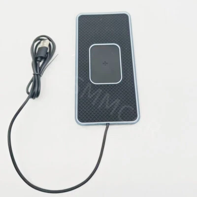 15W Car Phone Charger Pad Silicone Anti-slip Mat Fast Wireless Charging Station (for: Renault)