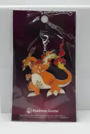 Pokemon Center Gigantamax Charizard big 2" metal keychain charm