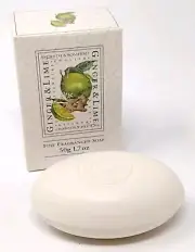 Asquith & Somerset Ginger Lime Fragranced Bar Soap English Triple Milled Belgium