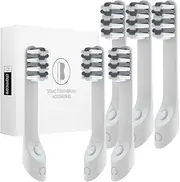 Charmcare Replacement Toothbrush Heads Compatiable with Quip Electric Toothbrush Refill, Medium, White
