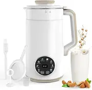 COBLOB Automatic Nut Milk Maker Machine - 40oz Soy Milk Maker with 12 Blades | 9 in 1 Homemade Almond Oat Coconut Juice Plant Based Milk Maker with Delay Start, Keep Warm, Self-Cleaning, Boil Water
