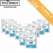 Still Spirits 10 Pack Turbo Yeast Classic 8 Alcohol Whiskey Vodka Gin Making
