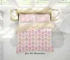 3D Geometric Circle Colorful Pattern Quilt Cover Set Bedding Sets Pillowcases 64