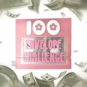 100 Envelope Challenge Binder, Saving Challenge Box kit Cash Saving Challenge Kit, Savings Challenges Book with Cash Envelopes, Budget Planner Book for Budgeting, Savings Challenges Sheets
