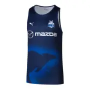 AFL North Melbourne Kangaroos Men's Training Singlet - Sizes L - 4XL