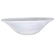 Unbranded Globes n' Shades 15"x4.5" Glass Bowl Swag Lamp Pendant Alabaster White