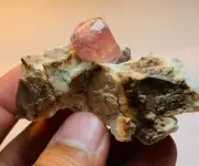61-Gram Natural Pink colour Apatite Rare Specimen From Skardu Pakistan