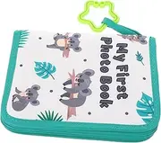 JOINPAYA Album Babies Faux Cloth Album First My First Photo Book Record S Plush Photo Soft Scrapbook Cloth Book Green Pvc