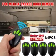 Gate Garage Door Remote Control Replacement for Merlin C945 Security+ MR ML MT