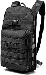 BKUANE 15L Bicycle Cycling Bag Bike Bags Water Climbing Backpack Camping Riding Travel Molle Tactical Outdoor Hydration Sack Fanny Pack