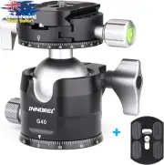 G40 Low Profile Tripod Ball Head w/ Arca L Plate & QR Plate, 20Kg Load, CNC Meta