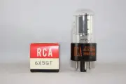 DEAD MINT NIB 1967 Vintage RCA 6X5GT Rectifier TESTS 100%+ NEW NOS