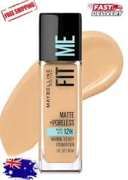 Maybelline New York Fit Me Matte + Poreless Mattifying Liquid Foundation - Soft