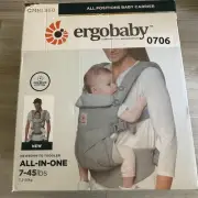 Ergobaby pearl grey Omni 360 Baby Carrier NIB
