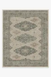 245' x 305' | Machine Washable Runner Rug | Kid & Pet Friendly | Indoor Rug | Maxine Natural Sage Flatwoven Rug | Ruggable