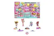 LOL Surprise Big Surprise Party with 4 Collectible Dolls, 40+ Surprises, 100 Value, 6 Unboxing Experiences, Fashions, Sand, Gel Crush, Shell Smash, Fluff, Party Confetti, Crunch Beads, Gift for Girls