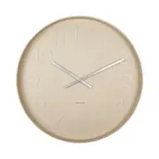 Karlsson Mr Brown Wall Clock Sand Brown 51x51x7cm