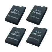 4x PSP-S110 Replacement Battery for Sony PSP-2000 2001 PSP-3000 3001 Lite, Slim