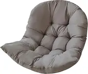 Stgfyxgs Egg Seat Swing Cushion Outdoor Lounge Yard Patio and Garden Swing Hammock Hanging Pads, Dark Grey
