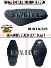 Royal Enfield SIGNATURE BENCH SEAT, BLACK For HUNTER 350 (for: Royal Enfield)