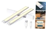 Under Cabinet Lights, 74 LED Rechargeable Battery Powered Indoor Motion Sensor
