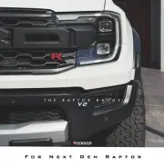 Ford next gen Ranger Raptor R logo 3D Badge (2 tone Black out trim)