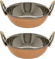 Serving Bowl Karahi Indian Dishes Serveware Set of 2