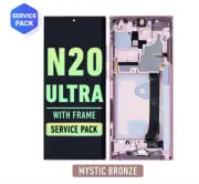 Samsung Galaxy Note 20 Ultra S986U OEM LCD Replacement Screen With Bronze Frame