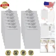 Durable A4 Metal Clipboards with Rounded Edges - 12 Pack Storage Solution
