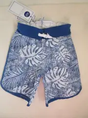 Boys Pumpkin Patch 12-18mths swim board shorts Size 1 blue/white