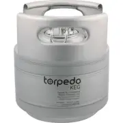 1.5 Gallon Torpedo Keg | Ball Lock Keg | Stainless Steel Corny Keg | Low2 Keg