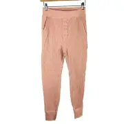 Jonathan Simkhai Standard Savannah Waffle Jogger Size XS Chai Loungewear