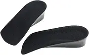 TOVINANNA Men's Shoe Lifts Insert 1 Pair Pu Half Insoles for Height Increase Odorless Breathable Ideal for Shoes Boots